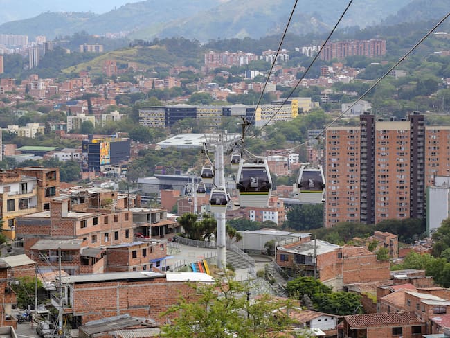 Metrocable Juan XXIII de Medellín. Foto: cortesía Metro de Medellín.