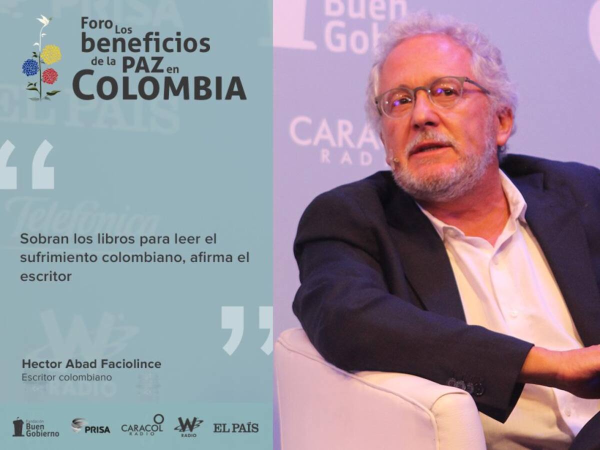 El escritor y periodista hablan de los relatos de violencia del pasado y de las posibilidades de narrativas de paz del futuro.