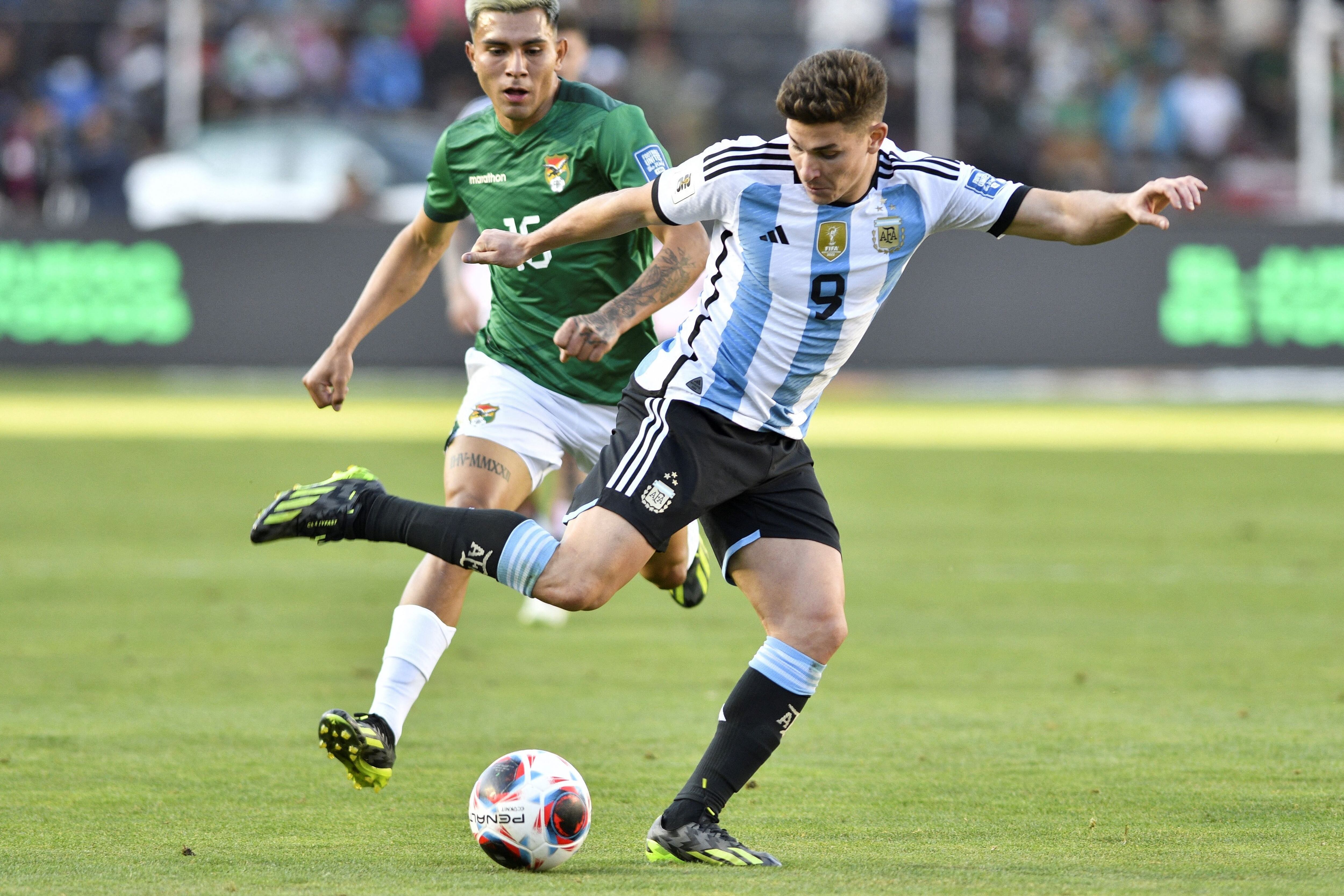 Argentina Vs. Bolivia  (Photo by AIZAR RALDES / AFP) (Photo by AIZAR RALDES/AFP via Getty Images)