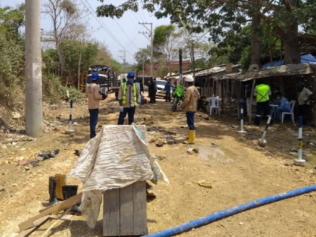 Reparan daño en red de acueducto del barrio Henequén de Cartagena