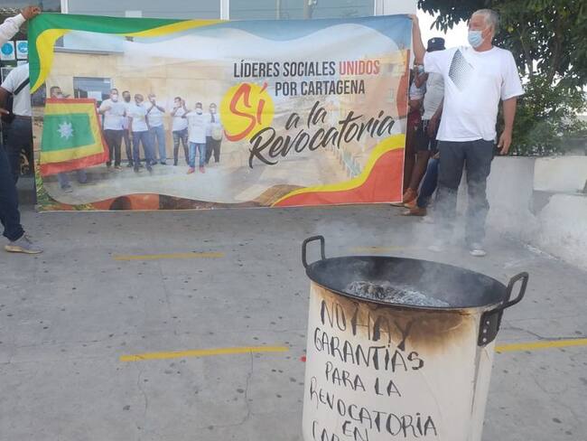 Voceros del comité Líderes Unidos por Cartagena decidió no presentar las firmas por presunta falta de garantías de la Registraduría
