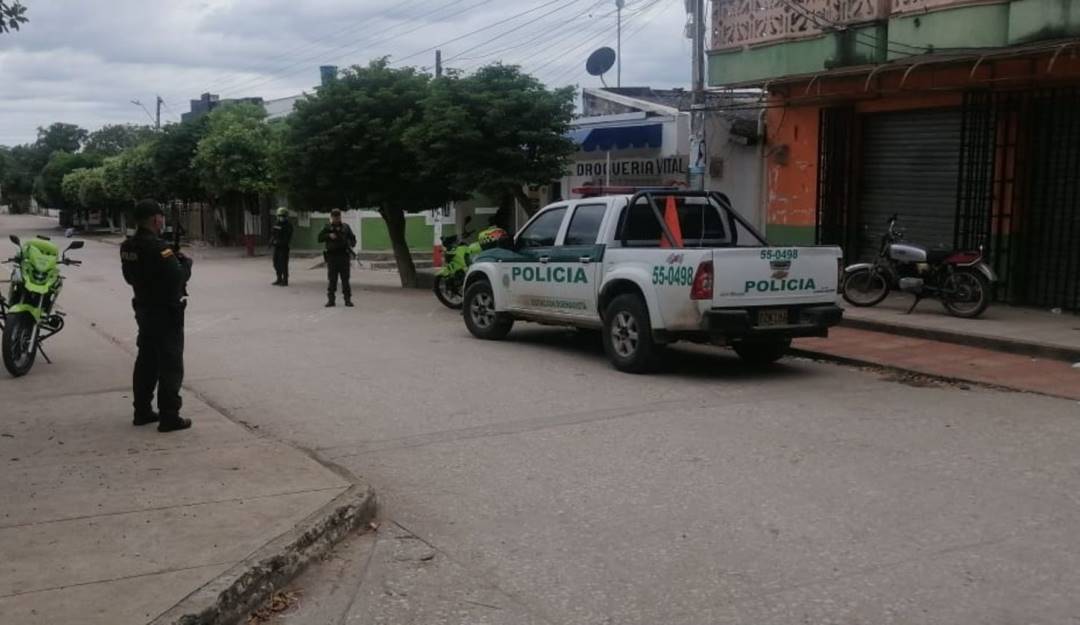 La Policía informó que, en asocio con las Fuerzas Militares, está desarrollando operativos para garantizar la seguridad. Foto: Policía.