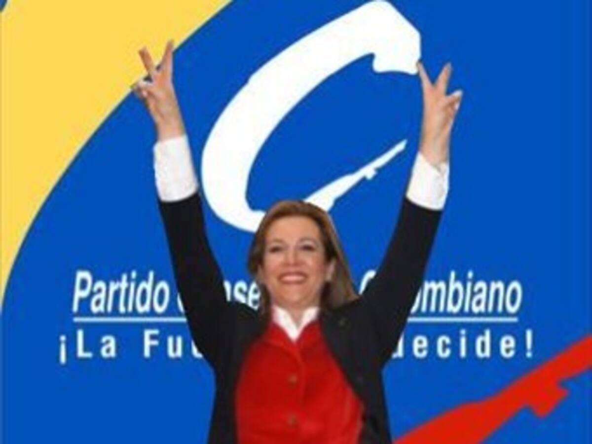 Noemí Sanín ganó la consulta conservadora