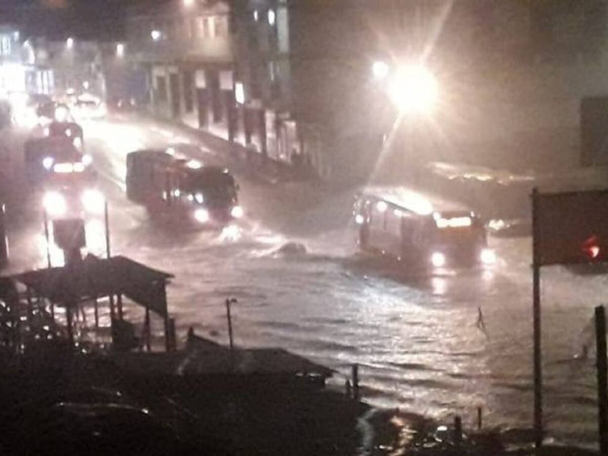 Emergencias por inundaciones dejó fuerte aguacero en Armenia