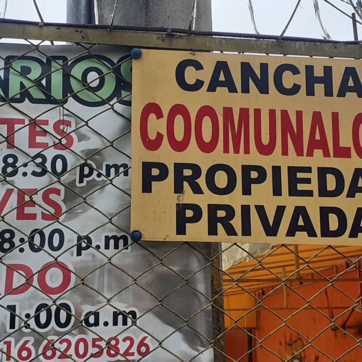Hay litigio por la cancha de fútbol del barrio Campohermoso