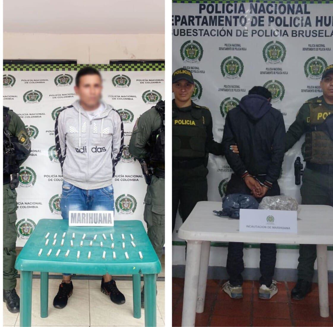 El capturado tenía detención domiciliaria en Campoalegre y andaba fugado.