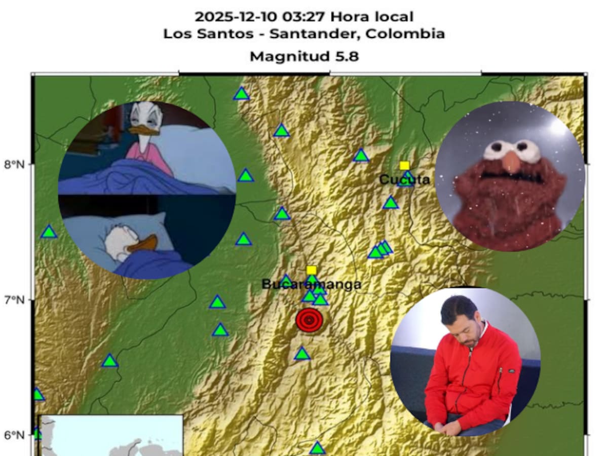 Temblor en Colombia: memes inundan redes sociales luego del movimiento telúrico que despertó al país