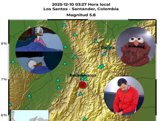 Temblor en Colombia: memes inundan redes sociales luego del movimiento telúrico que despertó al país