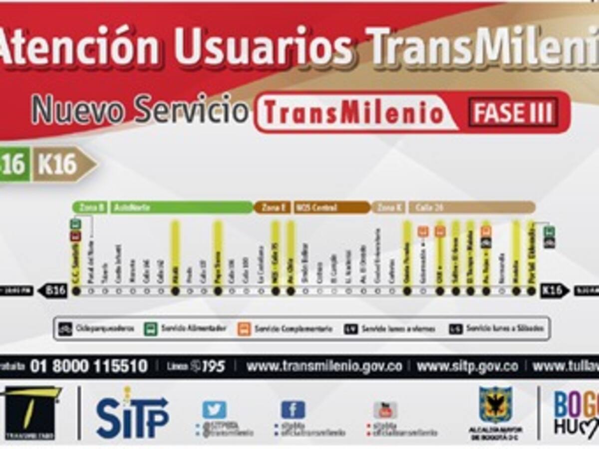 Anuncian nuevas rutas de Transmilenio y SITP en febrero