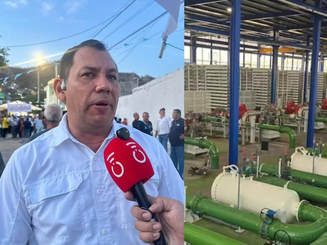 Luis Felipe Gutiérrez, gerente de Infraestructura de Santa Marta, habló con Caracol Radio sobre el avance del proyecto. Foto: Cortesía