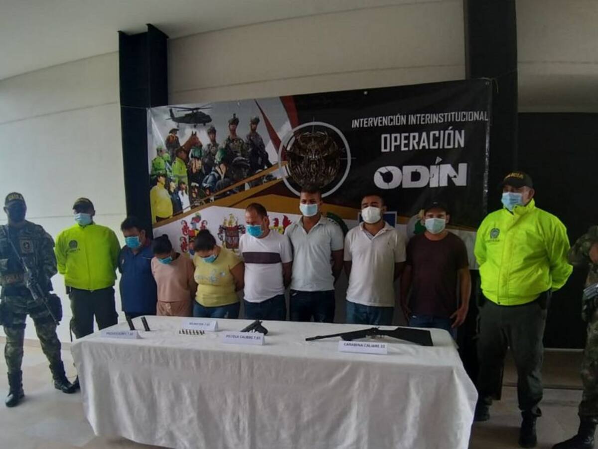 En la Sierra Nevada capturan a 7 presuntos 'Pachenca' por narcotráfico