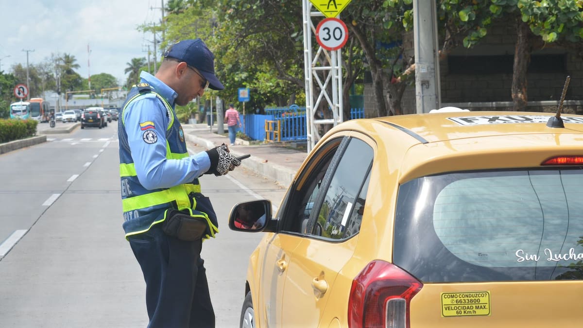 Atención taxistas: así rige la nueva rotación del pico y placa desde este 5 de enero en Cartagena