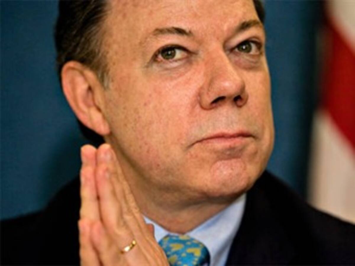 Bajó la imagen favorable del presidente Juan Manuel Santos