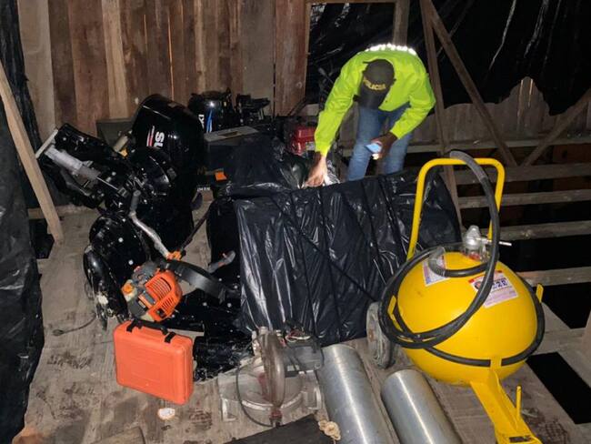 Abandonados encontraron elementos hurtados del barco San Raffaele