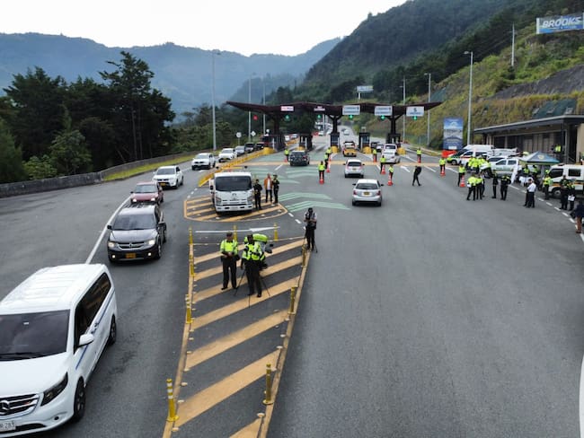 Movilidad Semana Santa- foto policía Antioquia