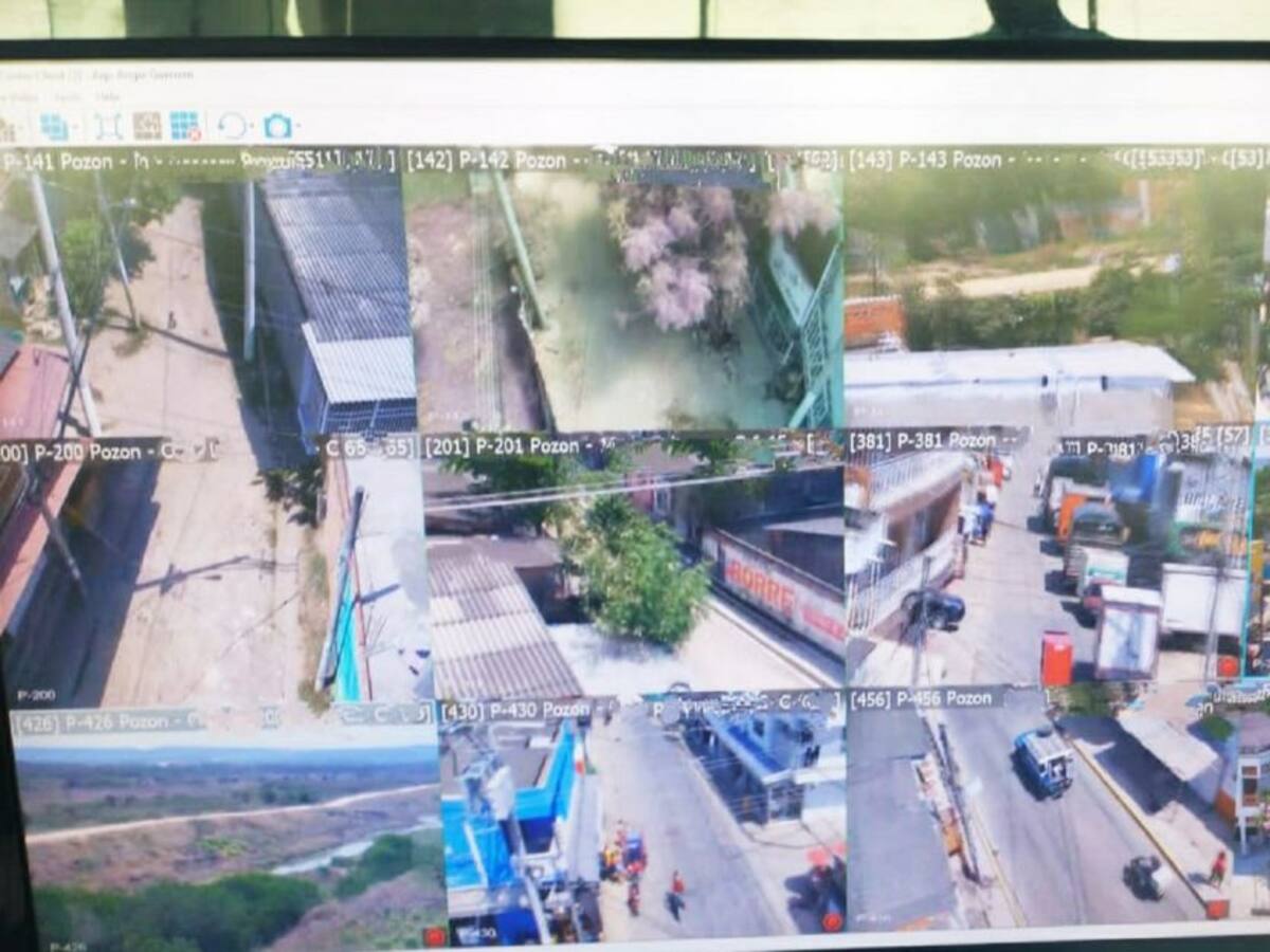 El Pozón recupera 77% de vigilancia por cámaras de seguridad