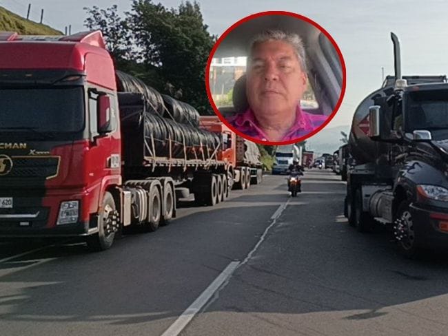 Alfonso Medrano, presidente de la Cámara Intergremial del Transporte se declaró preocupado / Foto: Caracol Radio.