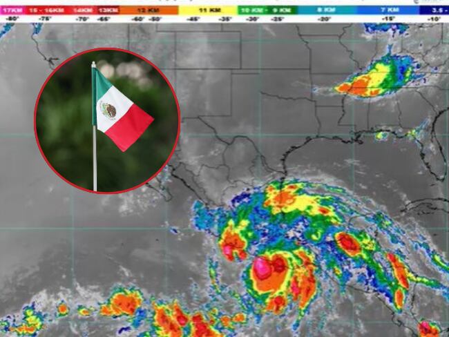 Huracán Erick toca tierra en México con categoría 3 y vientos de 205 km/h.