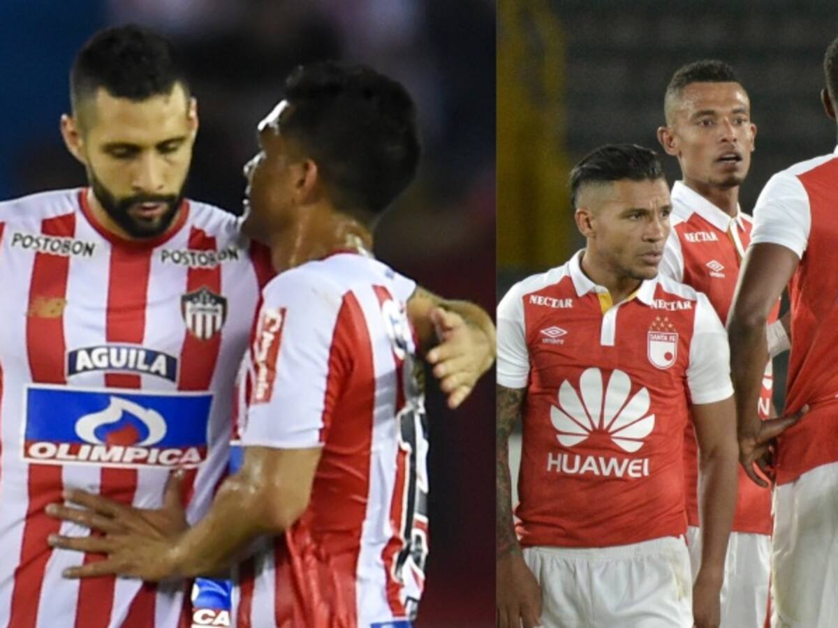 Junior y Santa Fe jugarán esta semana en la Copa Libertadores