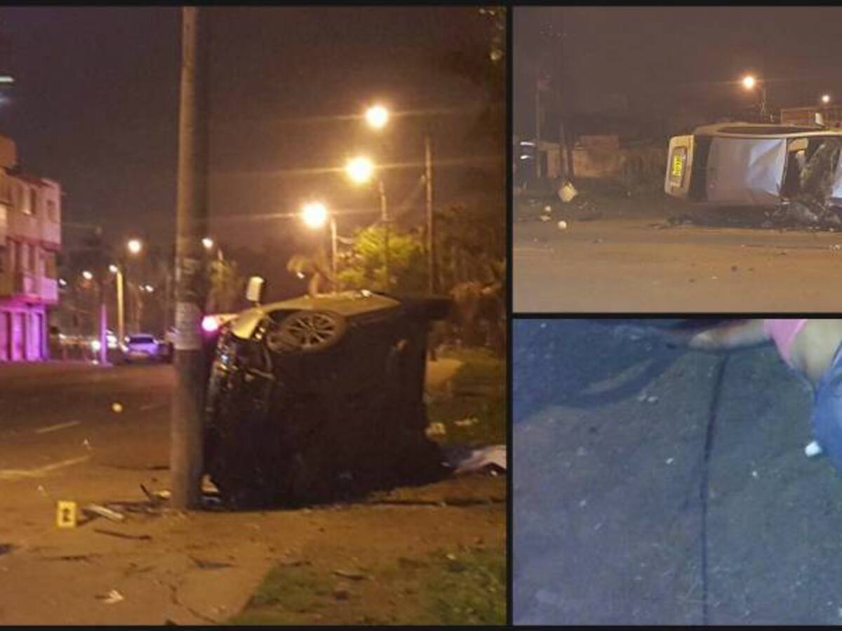 Un muerto y dos heridos es el saldo de un accidente de tránsito en el barrio Obrero