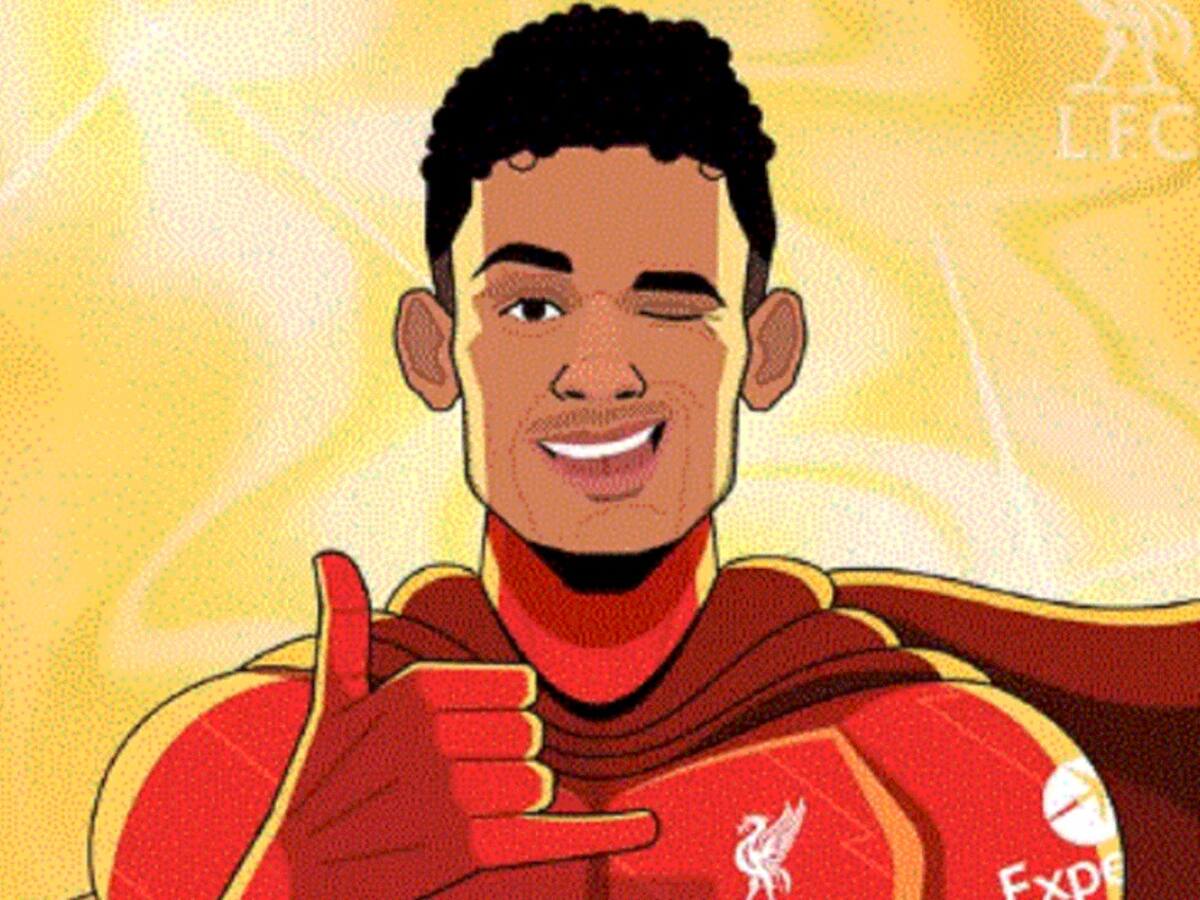 'Súper Lucho': Liverpool recrea a Luis Díaz como un superhéroe