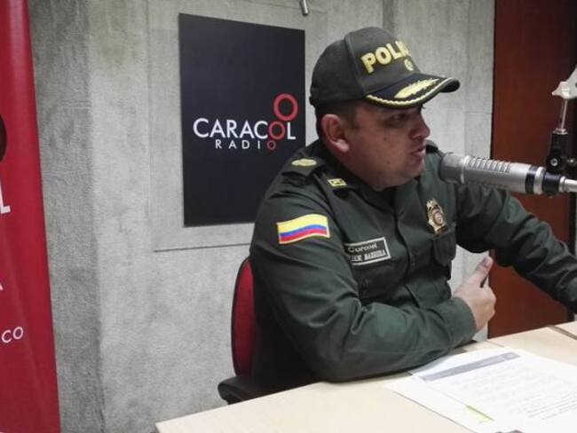 Comandante de la policía metropolitana de Cúcuta coronel Javier Barrera