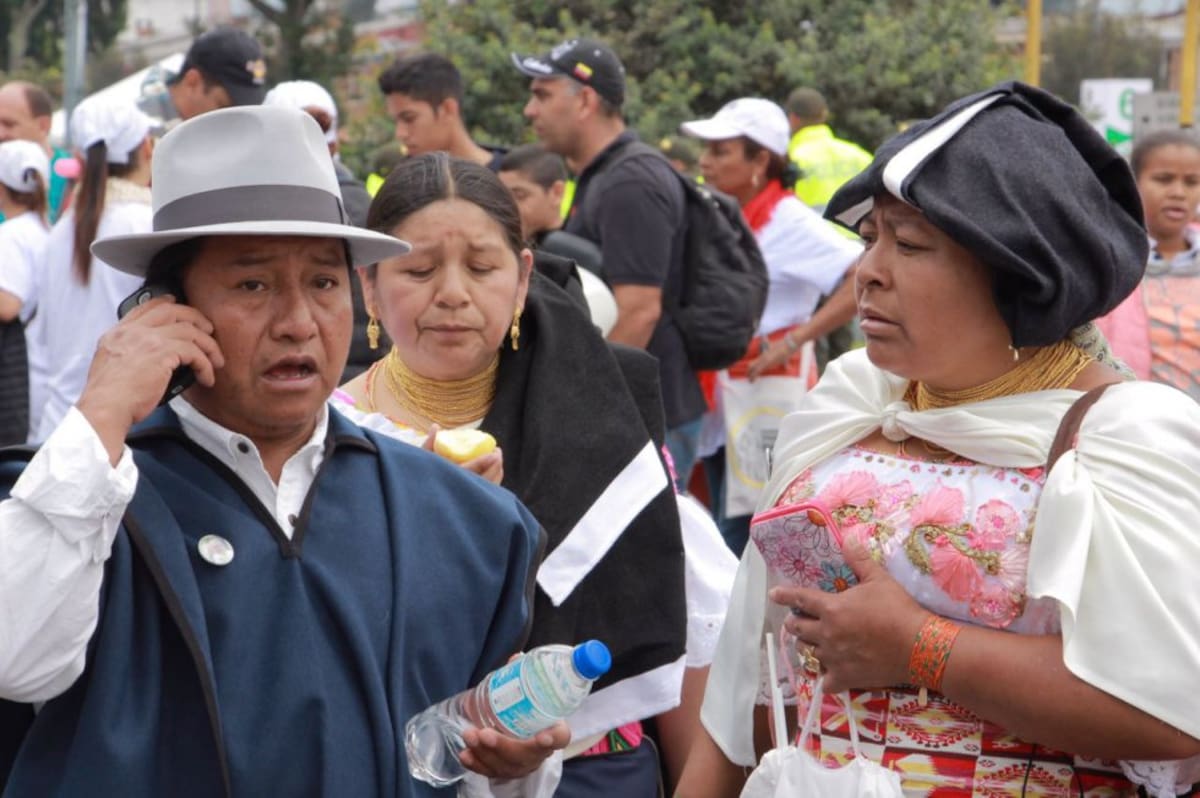 Culturas étnicas esperan al papa Francisco