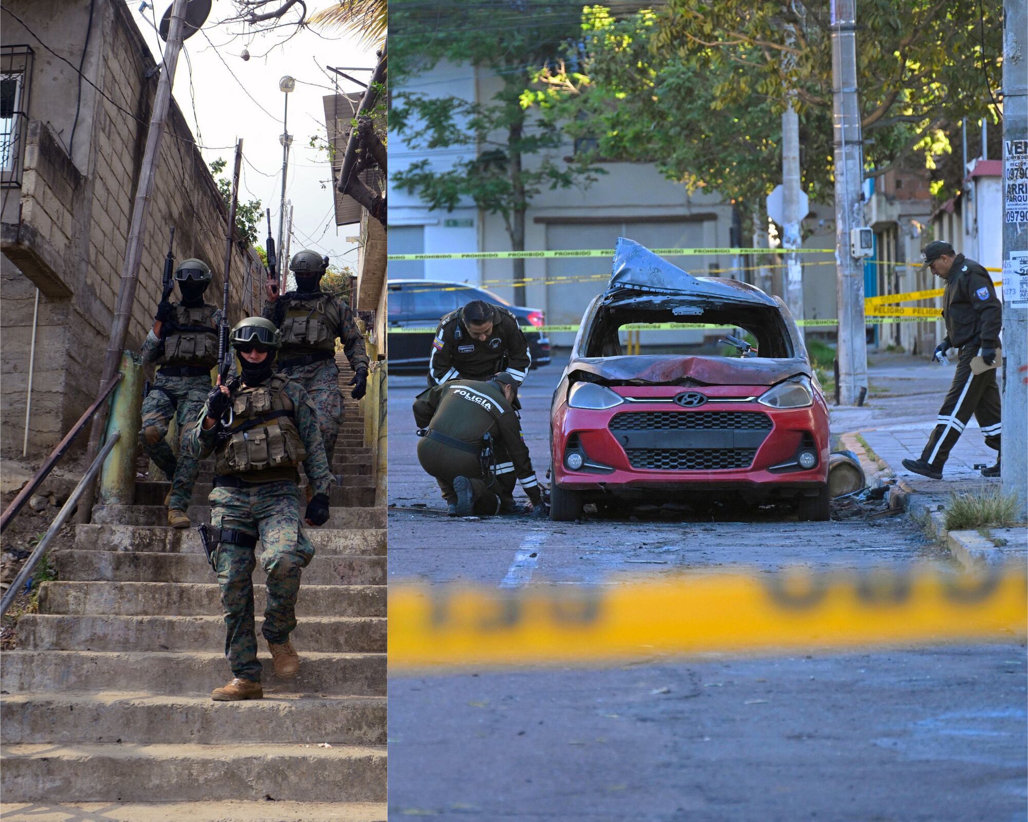 Pese al estado de excepción, continúan los ataques de grupos criminales en la provincia de El Oro.
(Foto: Caracol Radio /Getty )