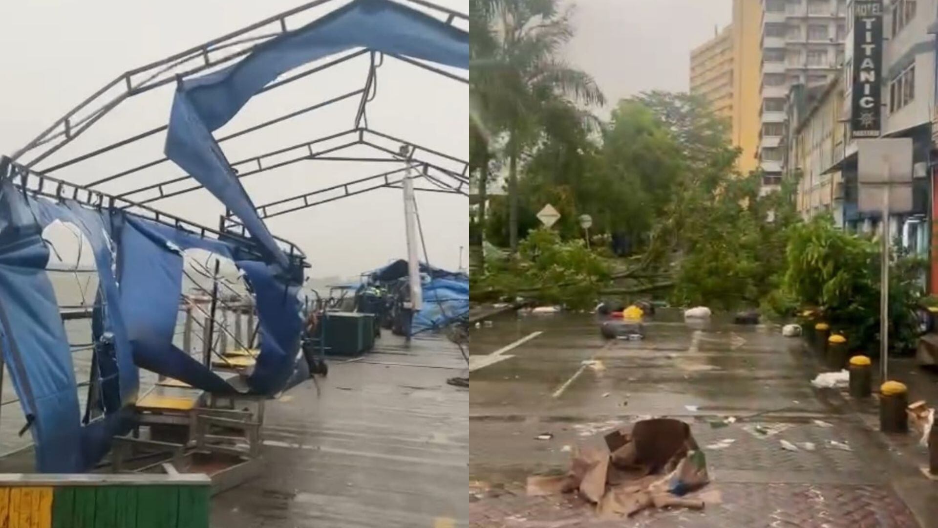 Buenaventura afectada por vendaval