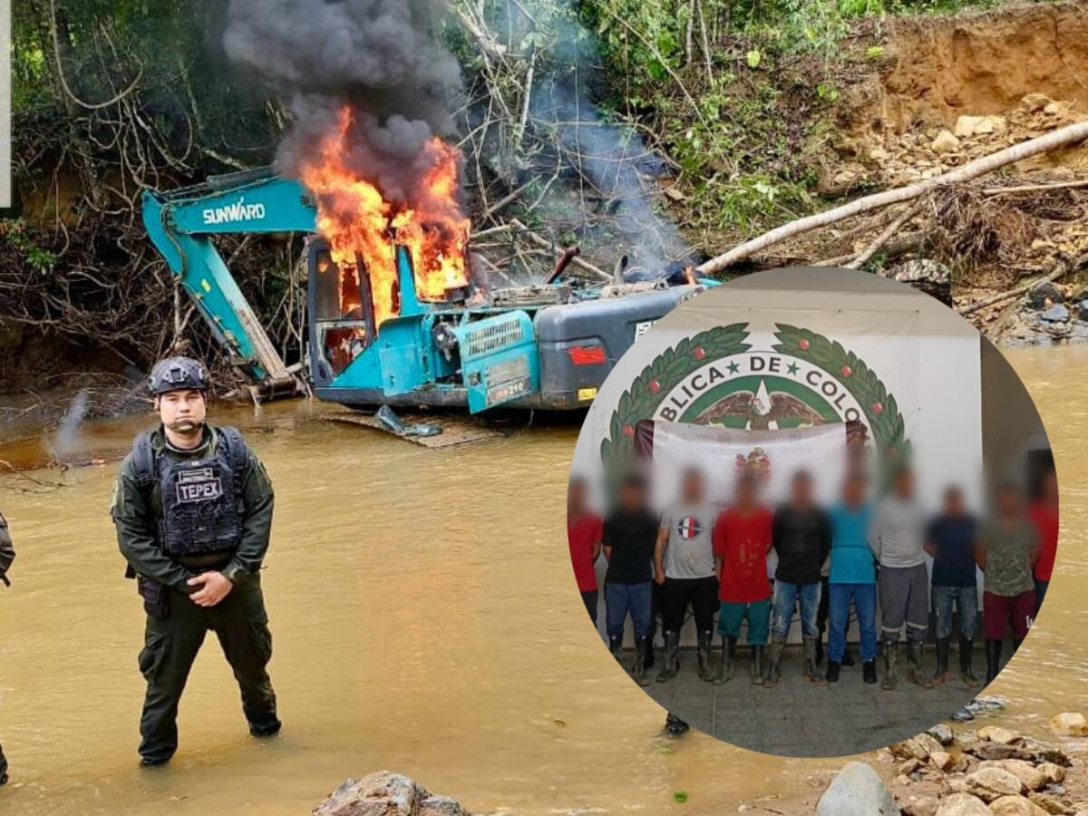 Capturadas doce personas acusadas de explotación ilegal de oro en Puerto Berrío