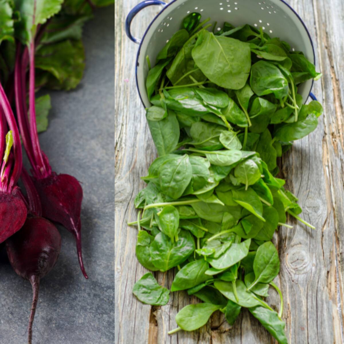 Cuál es más nutritiva: ¿la remolacha o la espinaca? Hicimos el cálculo nutricional