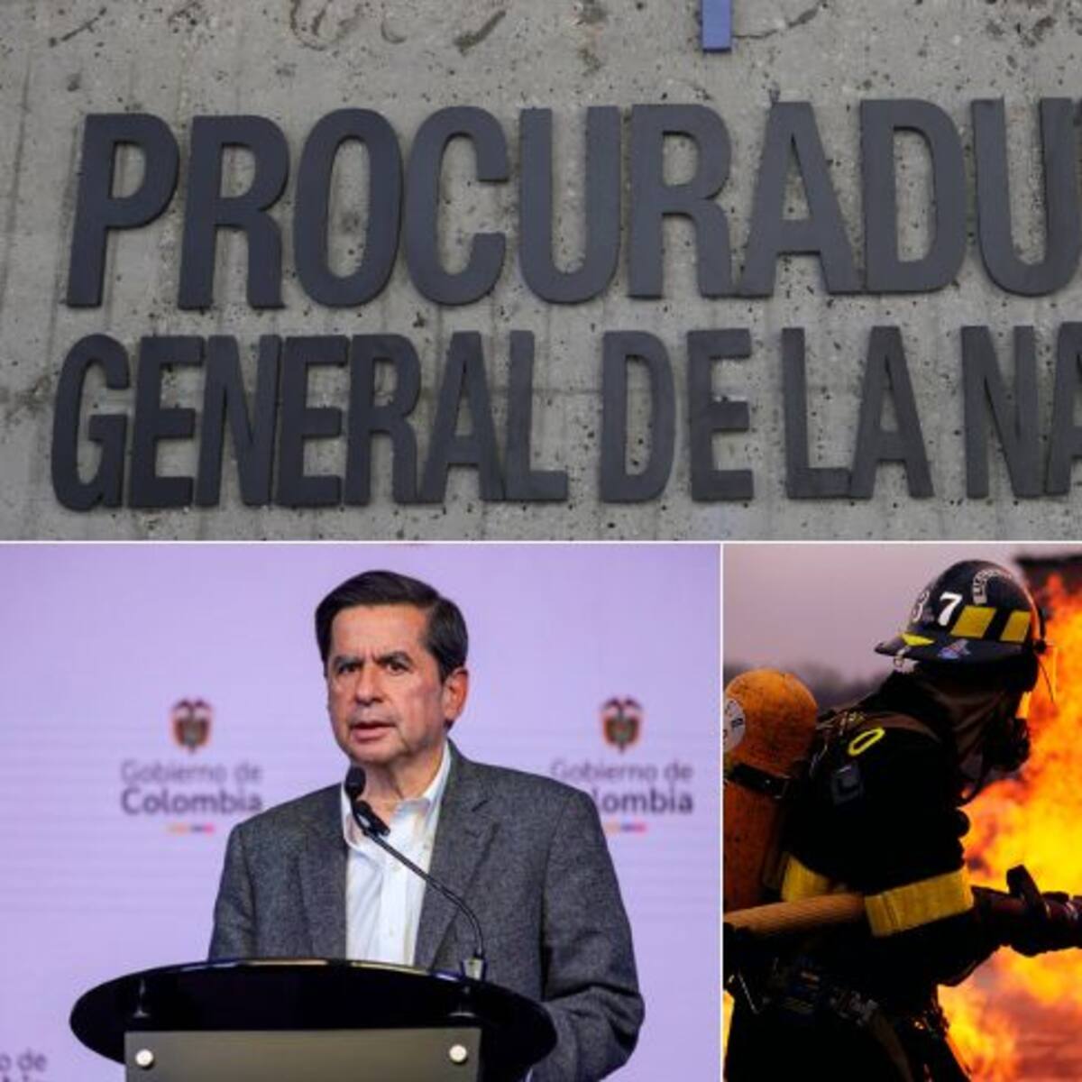Procuraduría le pide al MinInterior Juan Fernando Cristo cumplir acuerdos con los bomberos