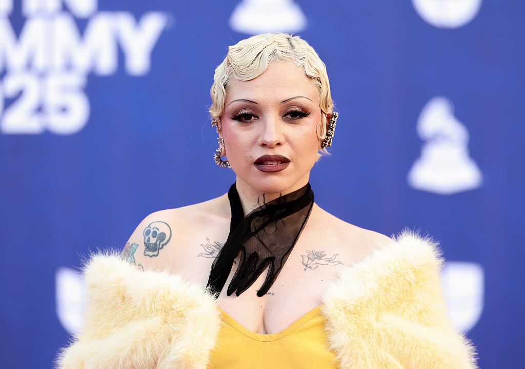 Mon Laferte at the 26th Annual Latin GRAMMY Awards held at the MGM Grand Garden Arena on November 13, 2025 in Las Vegas, Nevada. (Photo by Christopher Polk/Billboard via Getty Images)