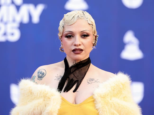 Mon Laferte at the 26th Annual Latin GRAMMY Awards held at the MGM Grand Garden Arena on November 13, 2025 in Las Vegas, Nevada. (Photo by Christopher Polk/Billboard via Getty Images)