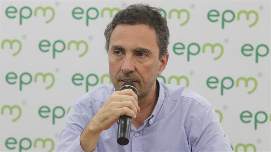 El gerente de EPM, Jorge Londoño de La Cuesta. Foto: Cortesía EPM