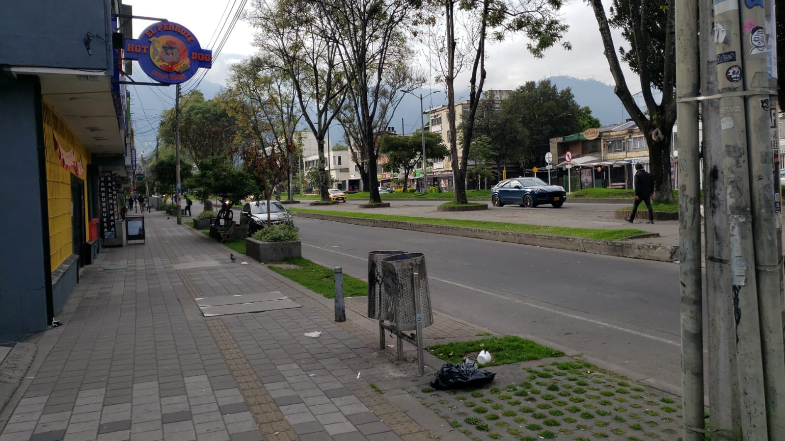 Sector donde ocurren las presuntas extorsiones en Teusaquillo.