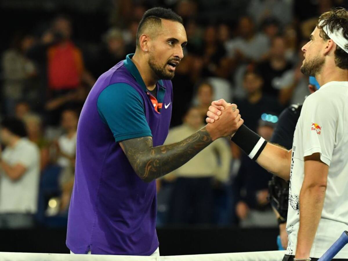 Dominic Thiem remonta ante Nick Kyrgios y su ferviente fanaticada