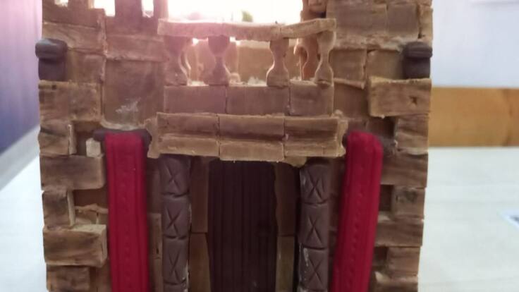 Ya comenzó el montaje del pesebre dulce de Floridablanca