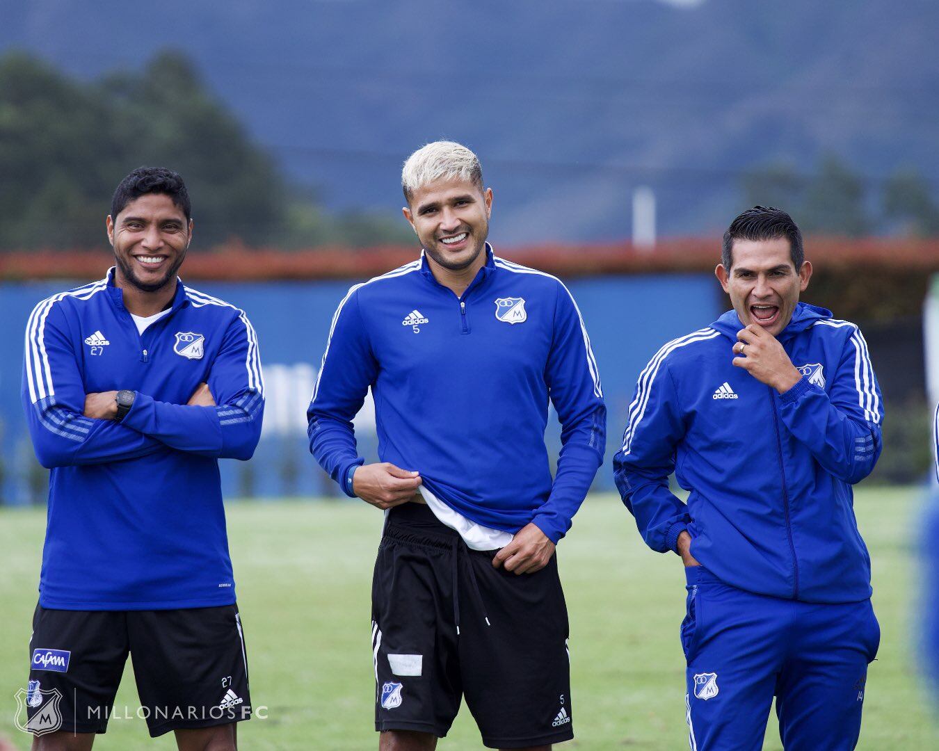 Luis Carlos Ruiz, Larry Vásquez y David Mackalister / @MillonariosFC