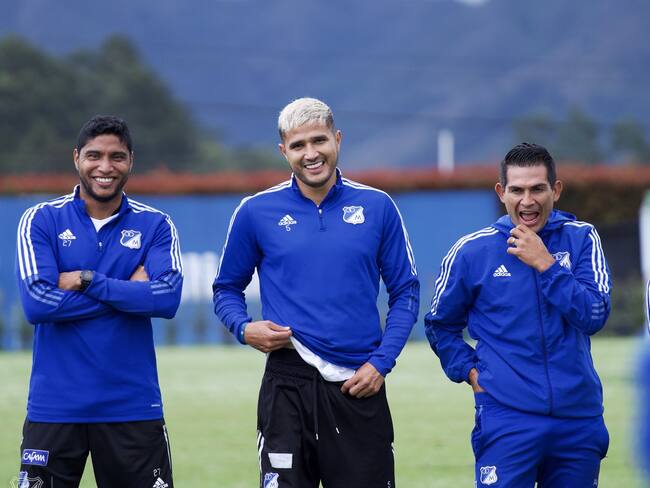 Luis Carlos Ruiz, Larry Vásquez y David Mackalister / @MillonariosFC