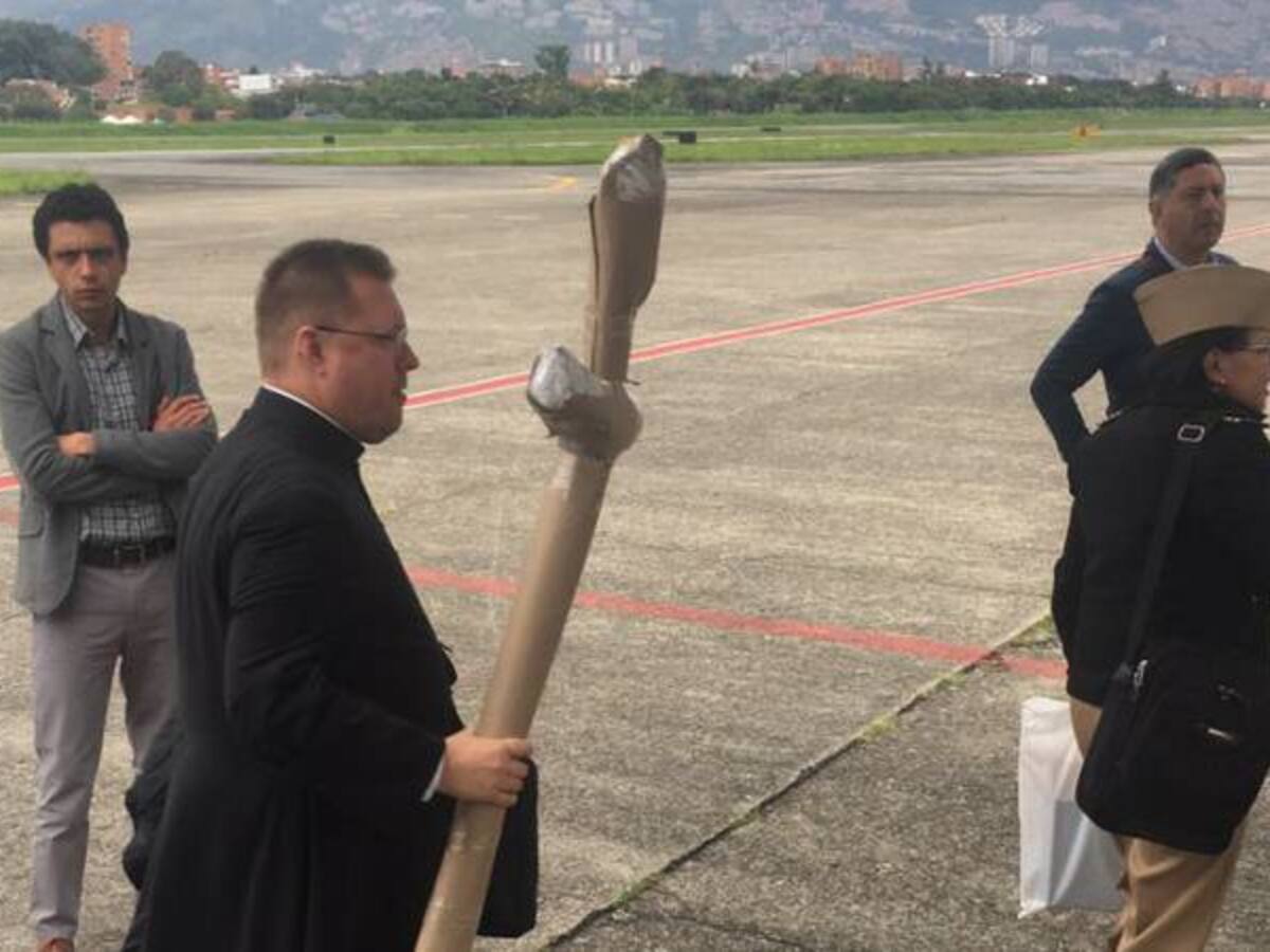 El Báculo del papa Francisco en Medellín y la avanzada del Vaticano
