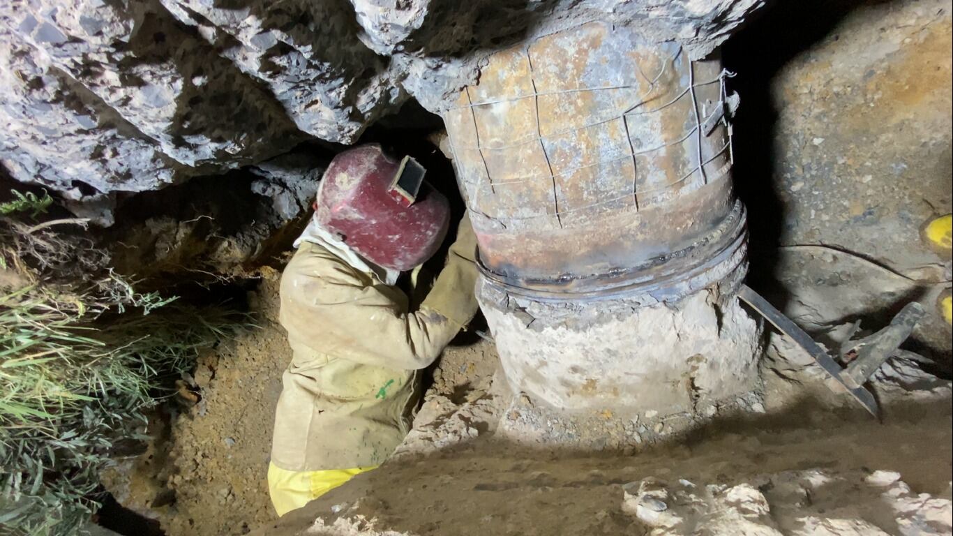Veolia Aguas de Tunja trabaja en la reparación de la red para reestablecer el suministro de agua en la ciudad / Foto: Prensa Veolia.