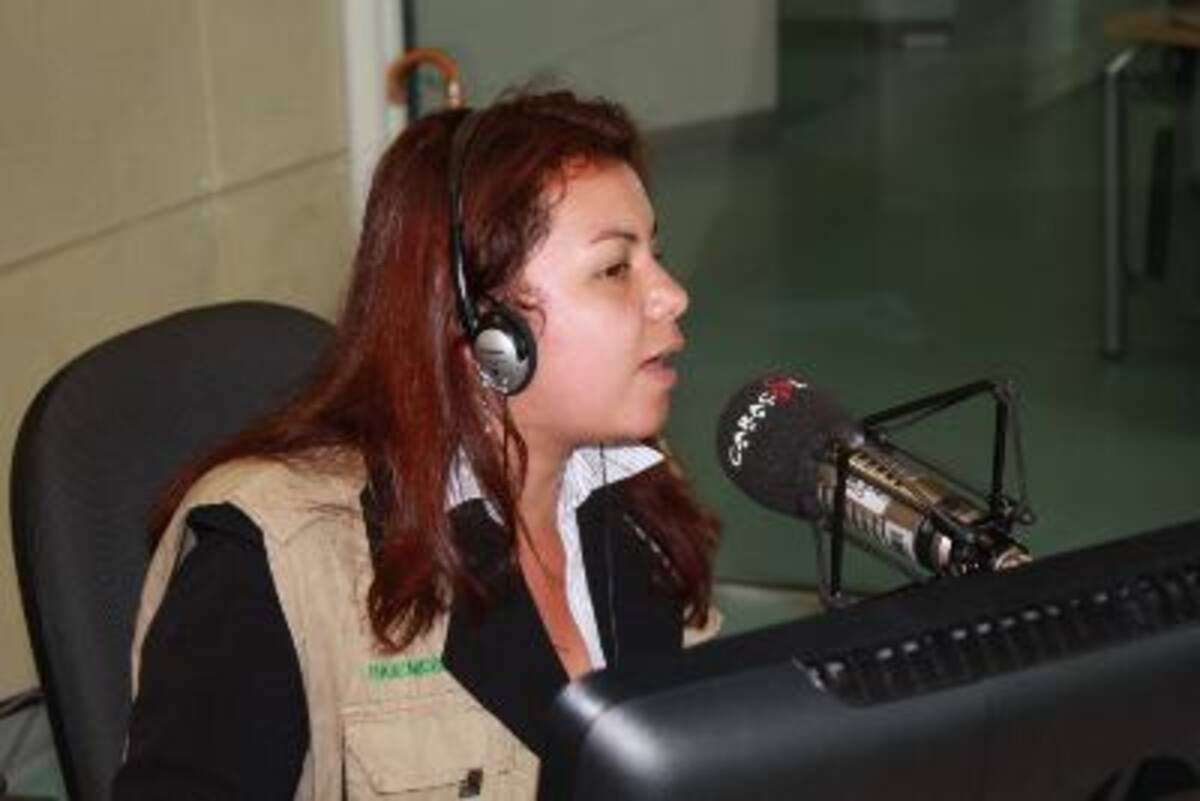 Karen Alarcón, invitada a La Ventana. Abril 19.