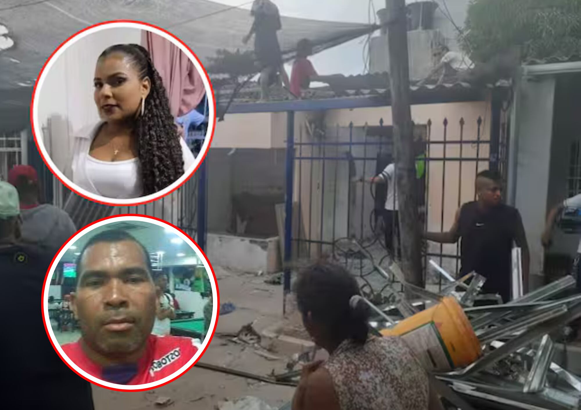 Lote en el que se encontraba el cuerpo de la mujer.