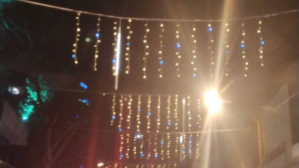 Fue multado el contratista encargado del alumbrado navideño en Pereira
