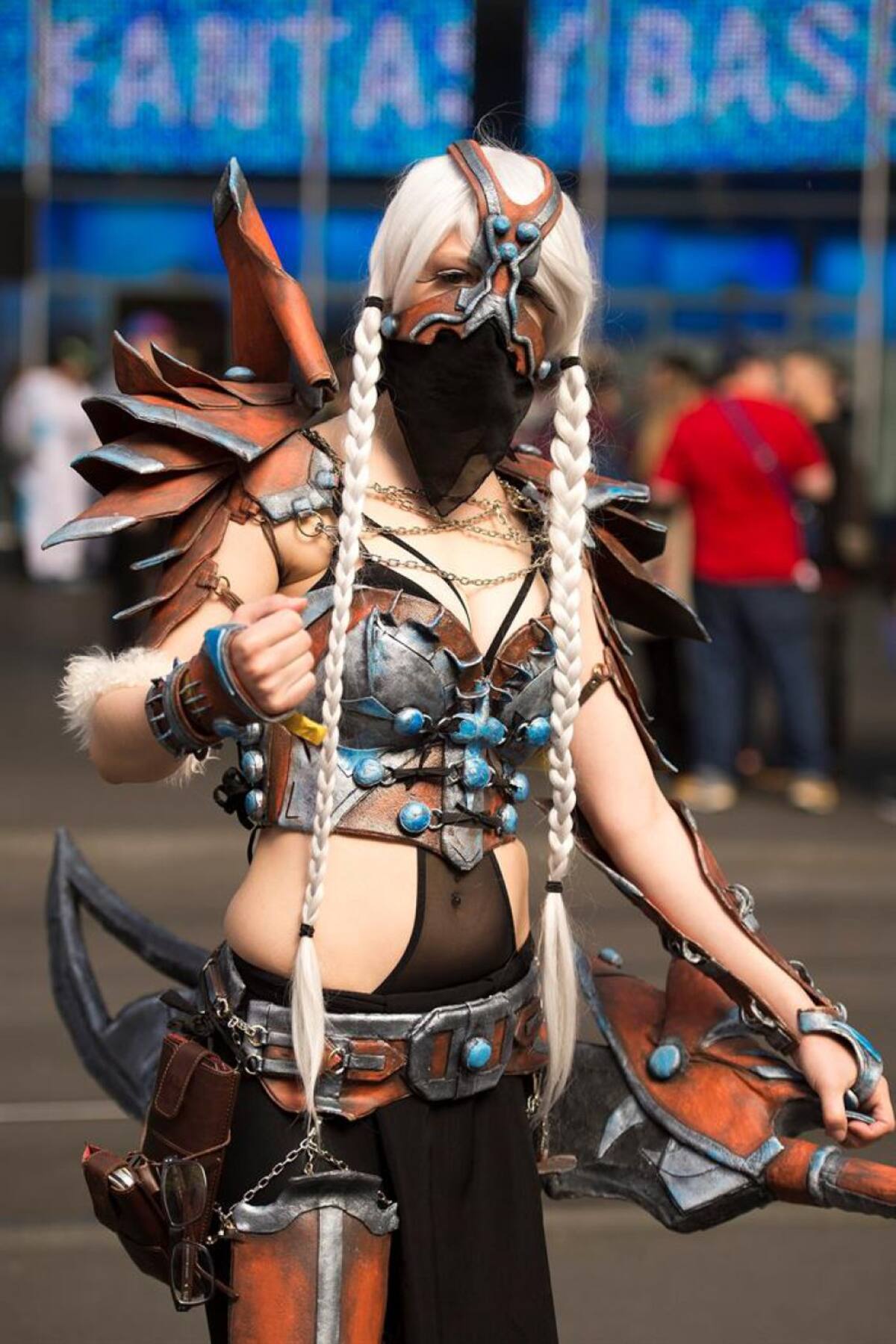 Como en toda feria de aficionados a los comics, los cosplay no se hicieron esperar