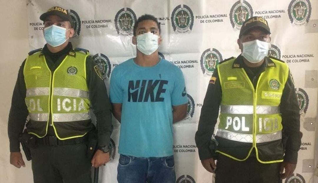 Sujeto capturado en Ibagué