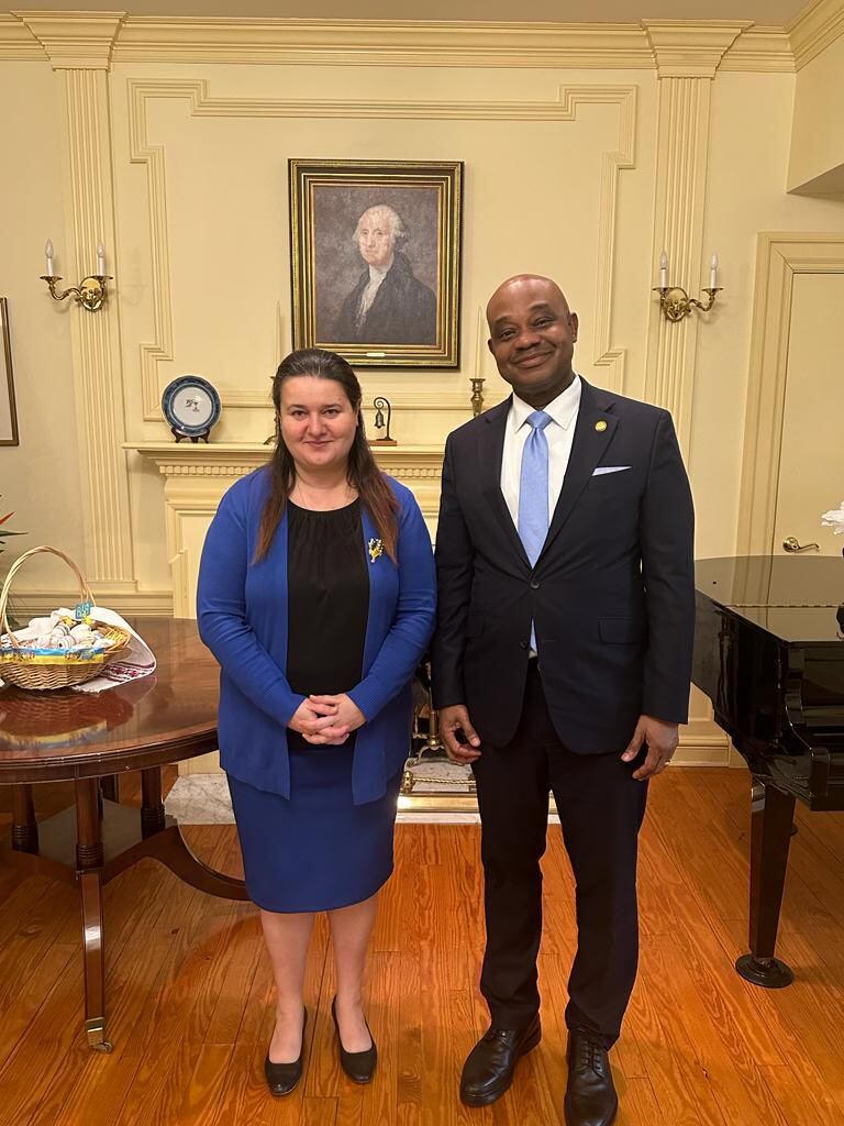 Embajador Murillo se reune con homóloga ucraniana en Washington DC