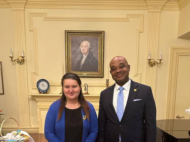 Embajador Murillo se reune con homóloga ucraniana en Washington DC