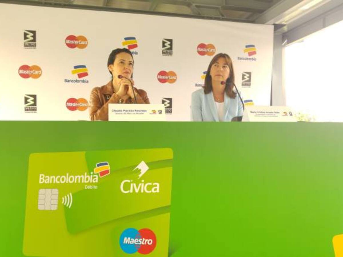 Metro de Medellín y Bancolombia fusionan servicios en una tarjeta